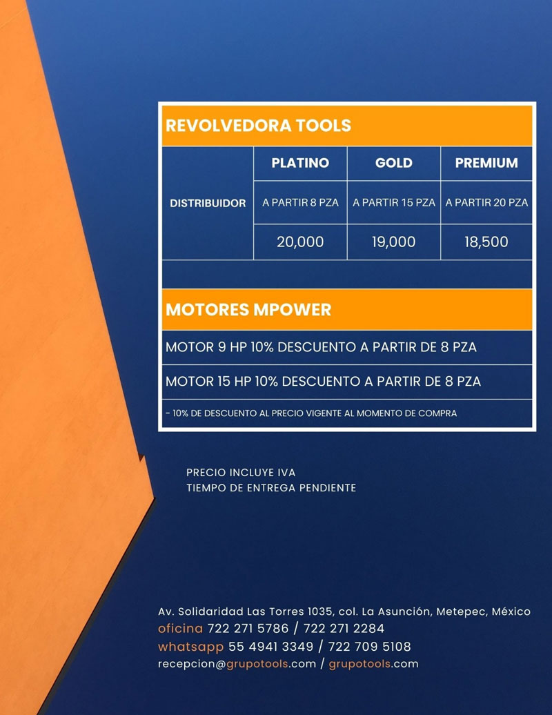 Revolvedoras precio distribuidor